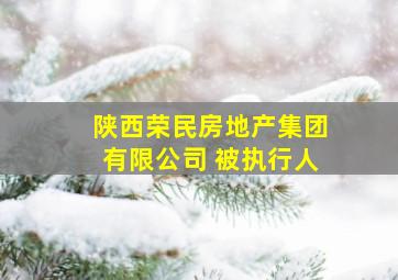 陕西荣民房地产集团有限公司 被执行人